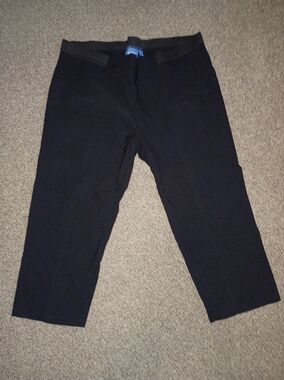 Simply Vera Vera Wang Black Pants with Blue Label